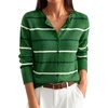 Green Beige Stripe