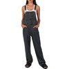 image:imageANRABESS Denim Bib Overalls for Women Loose Fit Jean JumpsuitWashed Nightfall Blue