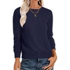 image:imageANRABESS Sweaters for Women Long Sleeve Lightweight Fall OutfitsNavy