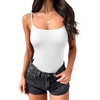 image:imageANRABESS Tank Tops for Women Summer Double Lined Sleeveless TopWhite