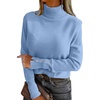 image:imageANRABESS Turtleneck Sweaters for Women Long Sleeve TopsSky