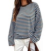 Blue Brown Stripe