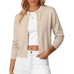 image:imageANRABESS Cardigan Sweaters for Women Button Up 2026 Fall OutfitsAlmond