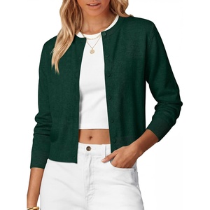 image:imageANRABESS Cardigan Sweaters for Women Button Up 2026 Fall OutfitsDark Green