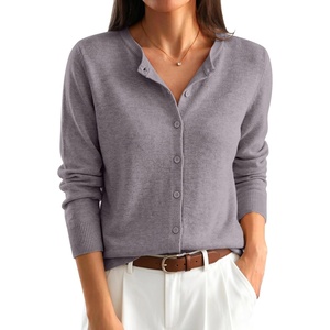 image:imageANRABESS Cardigan Sweaters for Women Lightweight Fall OutfitsNutmeg