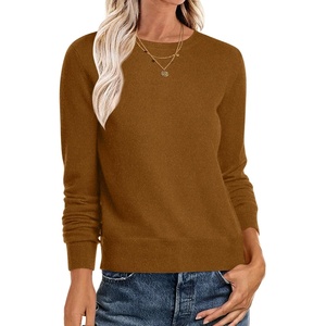 image:imageANRABESS Sweaters for Women Long Sleeve Lightweight Fall OutfitsCaramel