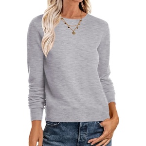 image:imageANRABESS Sweaters for Women Long Sleeve Lightweight Fall OutfitsLight Gray