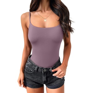 image:imageANRABESS Tank Tops for Women Summer Double Lined Sleeveless TopGrey Purple