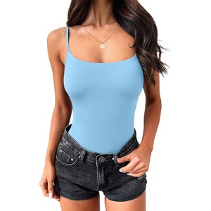 image:imageANRABESS Tank Tops for Women Summer Double Lined Sleeveless TopLight Blue
