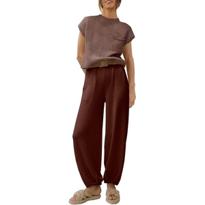 image:imageANRABESS Two Piece Sets for Women Lounge Airport OutfitsNutmeg