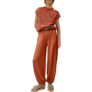 image:imageANRABESS Two Piece Sets for Women Lounge Airport OutfitsRust