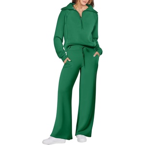 image:imageANRABESS Women 2 Piece Set Sweatsuits Lounge Fall OutfitsGreen