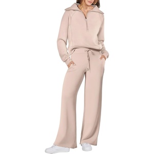 image:imageANRABESS Women 2 Piece Set Sweatsuits Lounge Fall OutfitsKhaki