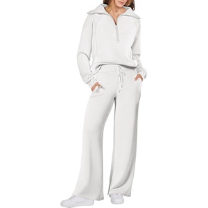 image:imageANRABESS Women 2 Piece Set Sweatsuits Lounge Fall OutfitsWhite