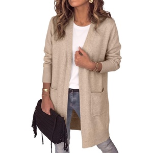 image:imageANRABESS Womens Lightweight Long Cardigan Sweaters 2026 Fall OutfitsLight Khaki
