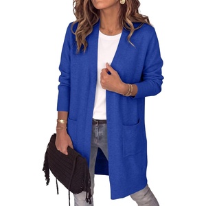 image:imageANRABESS Womens Lightweight Long Cardigan Sweaters 2026 Fall OutfitsRoyal Blue