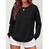 image:imageANRABESS Crewneck Sweatshirts for Women Long Sleeve ShirtsBlack