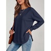 image:imageANRABESS Crewneck Sweatshirts for Women Long Sleeve ShirtsDark Blue