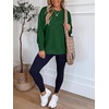 image:imageANRABESS Crewneck Sweatshirts for Women Long Sleeve ShirtsDeep Green