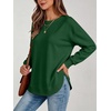 image:imageANRABESS Crewneck Sweatshirts for Women Long Sleeve ShirtsDeep Green