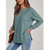 image:imageANRABESS Crewneck Sweatshirts for Women Long Sleeve ShirtsGray Blue
