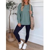 image:imageANRABESS Crewneck Sweatshirts for Women Long Sleeve ShirtsGray Blue
