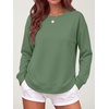 image:imageANRABESS Crewneck Sweatshirts for Women Long Sleeve ShirtsGreen