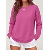 image:imageANRABESS Crewneck Sweatshirts for Women Long Sleeve ShirtsHot Pink