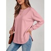 image:imageANRABESS Crewneck Sweatshirts for Women Long Sleeve ShirtsPink