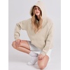 image:imageANRABESS Hoodies for Women Oversized Fleece SweatshirtsApricot