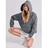 image:imageANRABESS Hoodies for Women Oversized Fleece SweatshirtsGrey