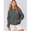 image:imageANRABESS Hoodies for Women Oversized Fleece SweatshirtsGrey