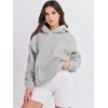 image:imageANRABESS Hoodies for Women Oversized Fleece SweatshirtsLight Grey