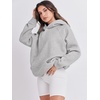 image:imageANRABESS Hoodies for Women Oversized Fleece SweatshirtsLight Grey