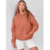image:imageANRABESS Hoodies for Women Oversized Fleece SweatshirtsRust