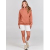 image:imageANRABESS Hoodies for Women Oversized Fleece SweatshirtsRust