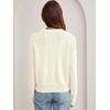 image:imageANRABESS Oversized Sweaters for Women Fall Wool Blend PulloverCream