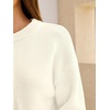 image:imageANRABESS Oversized Sweaters for Women Fall Wool Blend PulloverCream