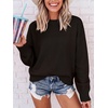 image:imageANRABESS Oversized Sweaters for Women Fall Wool Blend PulloverDark Brown
