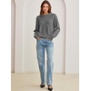 image:imageANRABESS Oversized Sweaters for Women Fall Wool Blend PulloverGrey