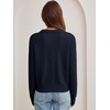 image:imageANRABESS Oversized Sweaters for Women Fall Wool Blend PulloverNavy Blue