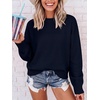image:imageANRABESS Oversized Sweaters for Women Fall Wool Blend PulloverNavy Blue