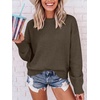 image:imageANRABESS Oversized Sweaters for Women Fall Wool Blend PulloverTaupe