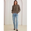 image:imageANRABESS Oversized Sweaters for Women Fall Wool Blend PulloverTaupe