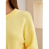 image:imageANRABESS Oversized Sweaters for Women Fall Wool Blend PulloverYellow