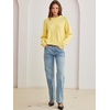 image:imageANRABESS Oversized Sweaters for Women Fall Wool Blend PulloverYellow