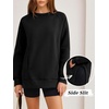 image:imageANRABESS Oversized Sweatshirt for Women Fleece Fall OutfitsBlack