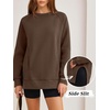 image:imageANRABESS Oversized Sweatshirt for Women Fleece Fall OutfitsCoffee