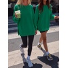 image:imageANRABESS Oversized Sweatshirt for Women Fleece Fall OutfitsGreen