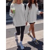 image:imageANRABESS Oversized Sweatshirt for Women Fleece Fall OutfitsGrey